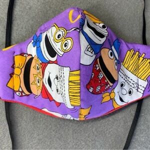 NEW Vintage McDonalds fabric Face Mask